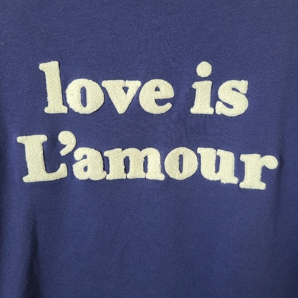 ⭐️40% Off⭐️ Old Navy Crewneck Love is L'Amour Sweatshirt - Picture 5 of 7